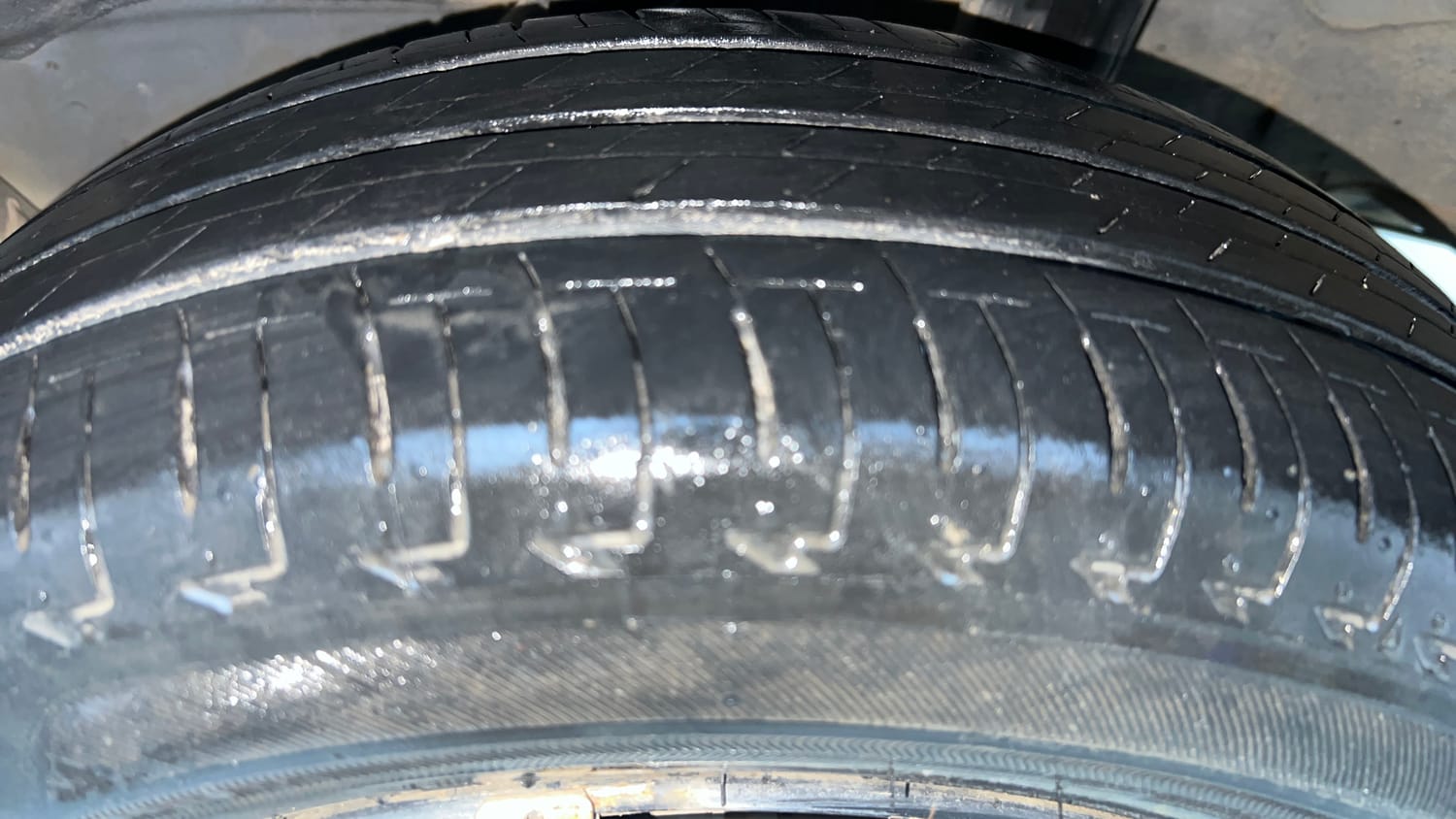 Used 2022 Honda Amaze S MT 1.2 Petrol Petrol Manual tyres LEFT REAR TYRE TREAD VIEW
