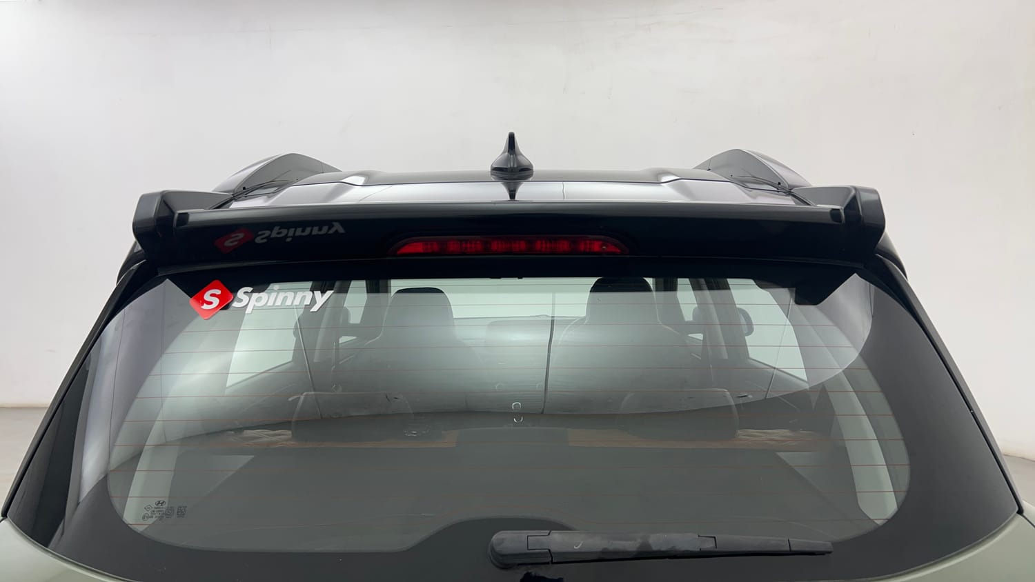 Used 2023 Hyundai Exter SX (O) Connect 1.2 MT Dual Tone Petrol Manual exterior BACK WINDSHIELD VIEW