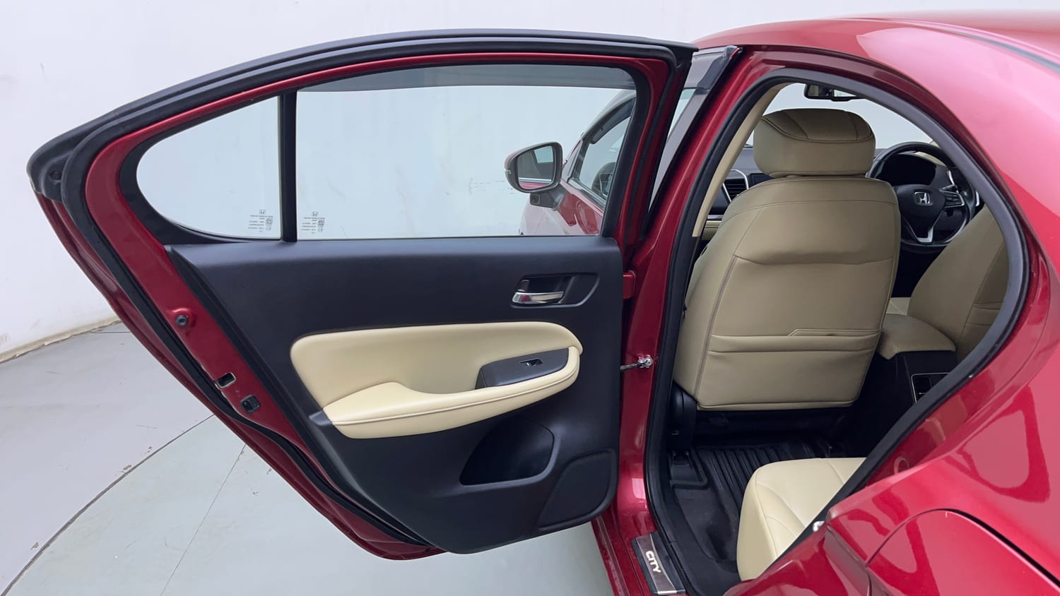 Used 2022 Honda City ZX CVT Petrol Petrol Automatic interior LEFT REAR DOOR OPEN VIEW