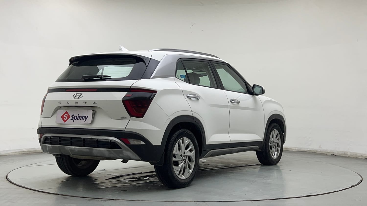 Used 2023 Hyundai Creta SX 1.5 Petrol Petrol Manual exterior RIGHT REAR CORNER VIEW