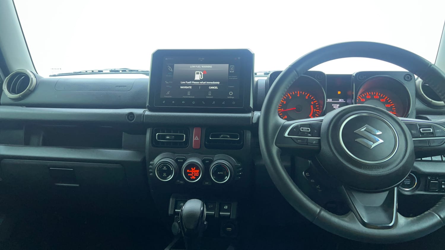 Used 2023 Maruti Suzuki Jimny Alpha AT Petrol Automatic top_features Touch screen infotainment system