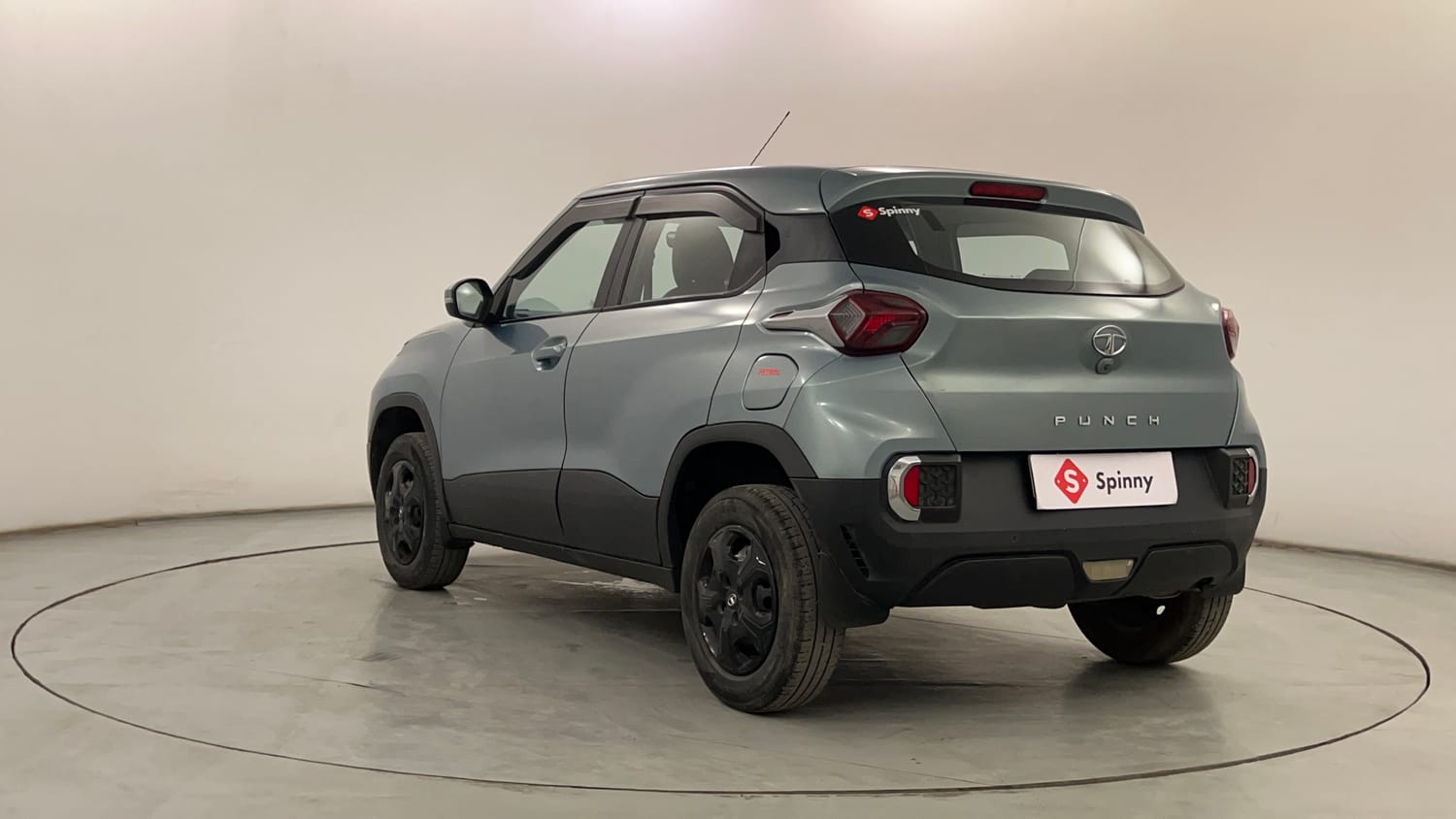 Used 2022 Tata Punch Adventure Rhythm Pack MT Petrol Manual exterior LEFT REAR CORNER VIEW