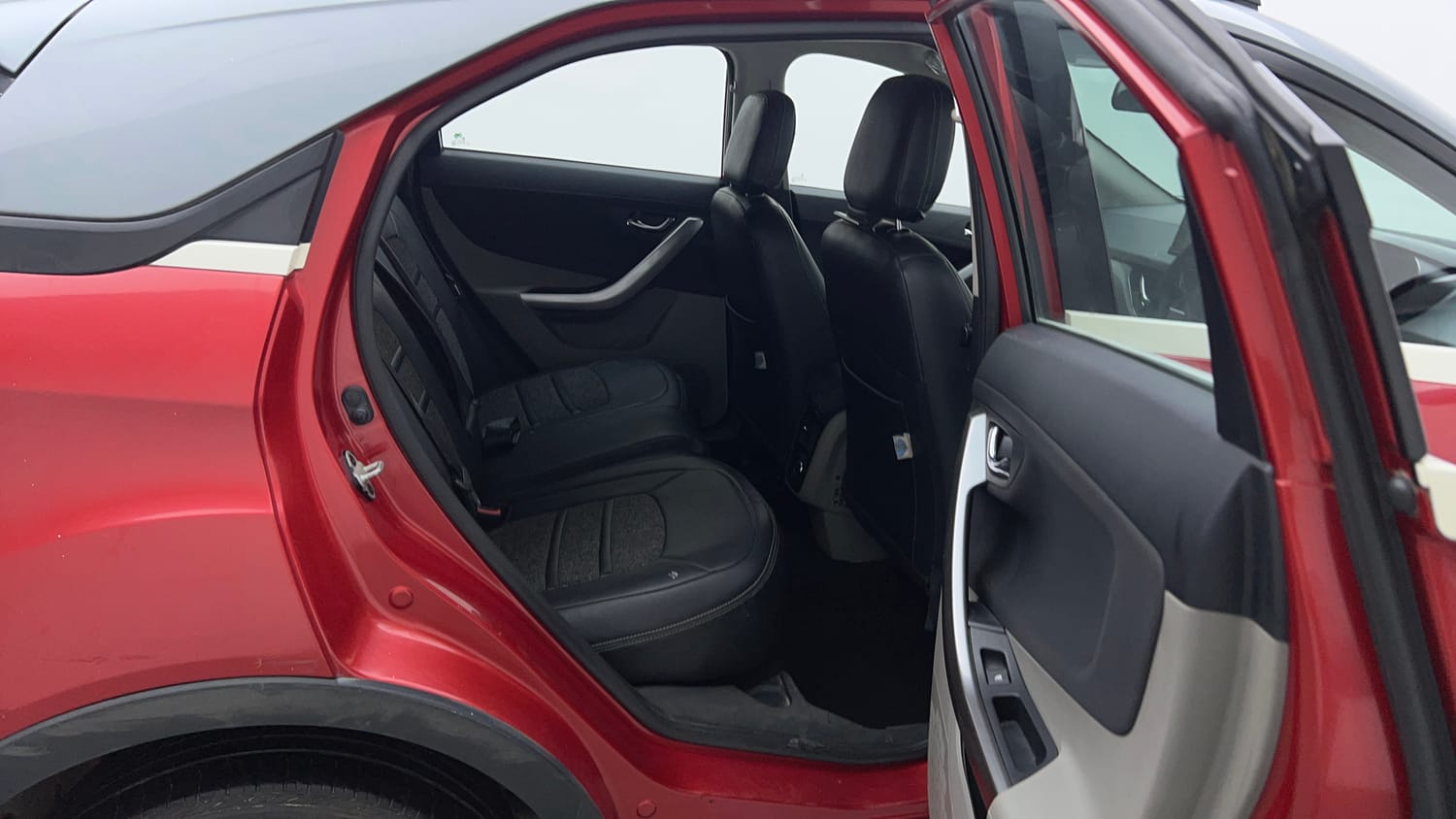 Used 2018 Tata Nexon XZA Plus Petrol Dual Tone Petrol Automatic interior RIGHT SIDE REAR DOOR CABIN VIEW