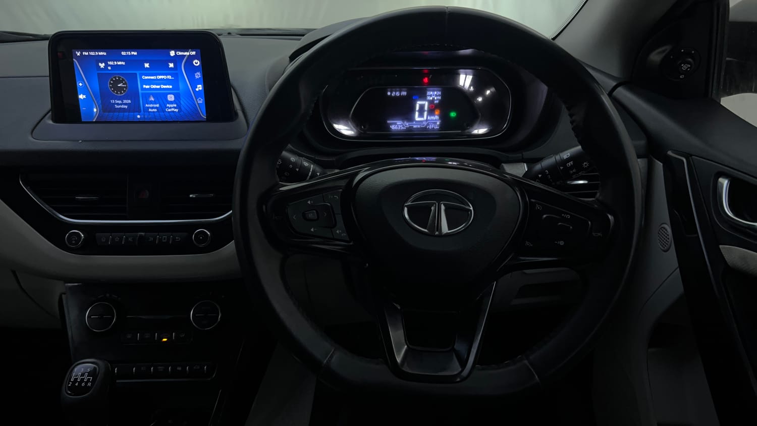 Used 2020 Tata Nexon XZ Plus (O) Dual Tone Petrol Manual interior STEERING VIEW