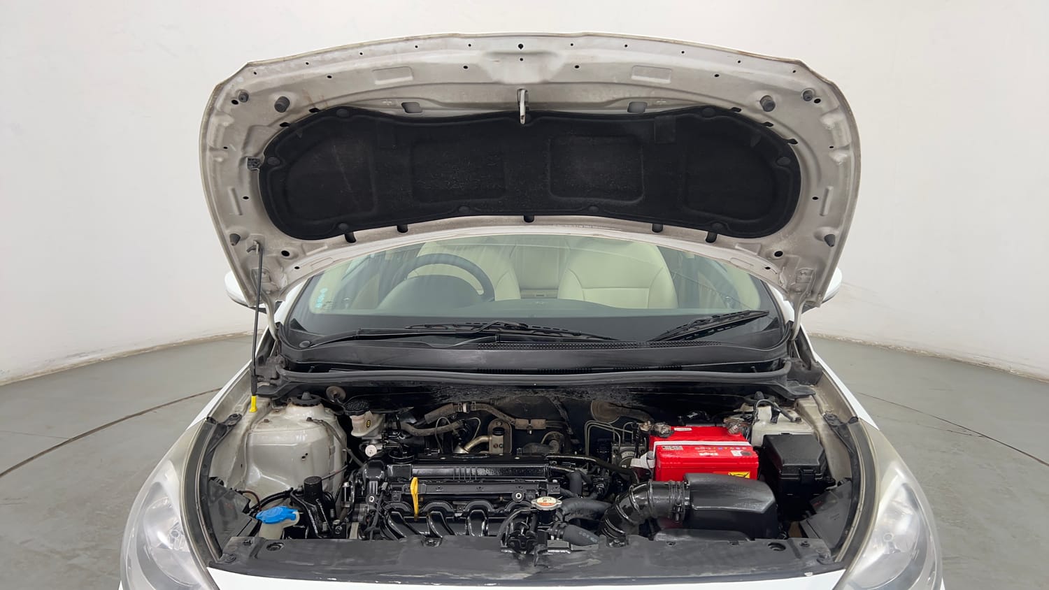 Used 2013 Hyundai Verna Fluidic 1.6 VTVT SX Opt Petrol Manual engine ENGINE & BONNET OPEN FRONT VIEW