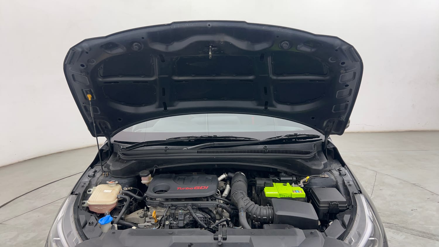 Used 2023 Hyundai i20 N Line N8 1.0 Turbo DCT Petrol Automatic engine ENGINE & BONNET OPEN FRONT VIEW