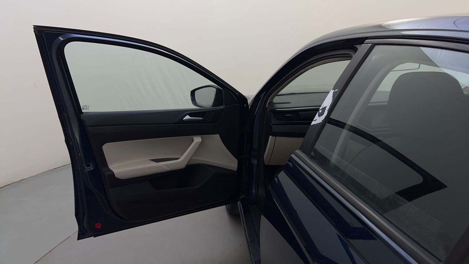 Used 2024 Volkswagen Virtus Comfortline 1.0 TSI MT Petrol Manual interior LEFT FRONT DOOR OPEN VIEW