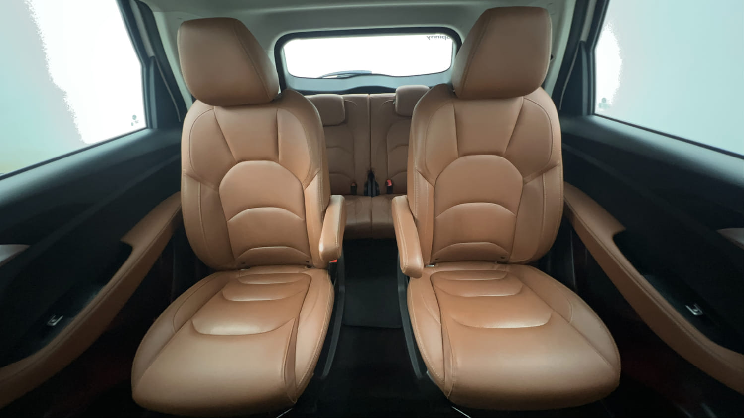 Used 2023 MG Motors Hector Plus Sharp 2.0 Diesel Turbo MT 6-STR Diesel Manual interior REAR SEAT CONDITION VIEW