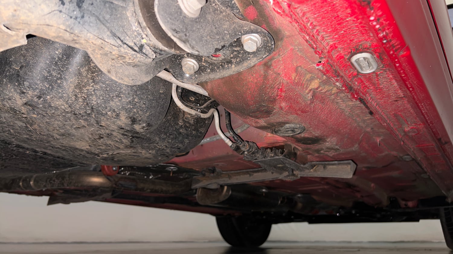 Used 2025 Skoda Slavia Prestige 1.0L TSI MT Petrol Manual extra REAR RIGHT UNDERBODY VIEW