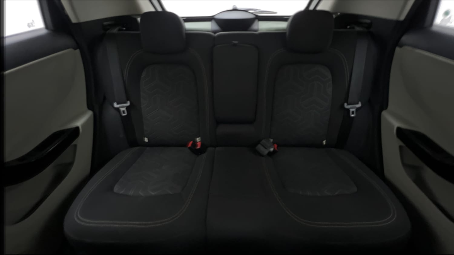 Used 2021 Tata Nexon XZ Plus Petrol Manual interior REAR SEAT CONDITION VIEW