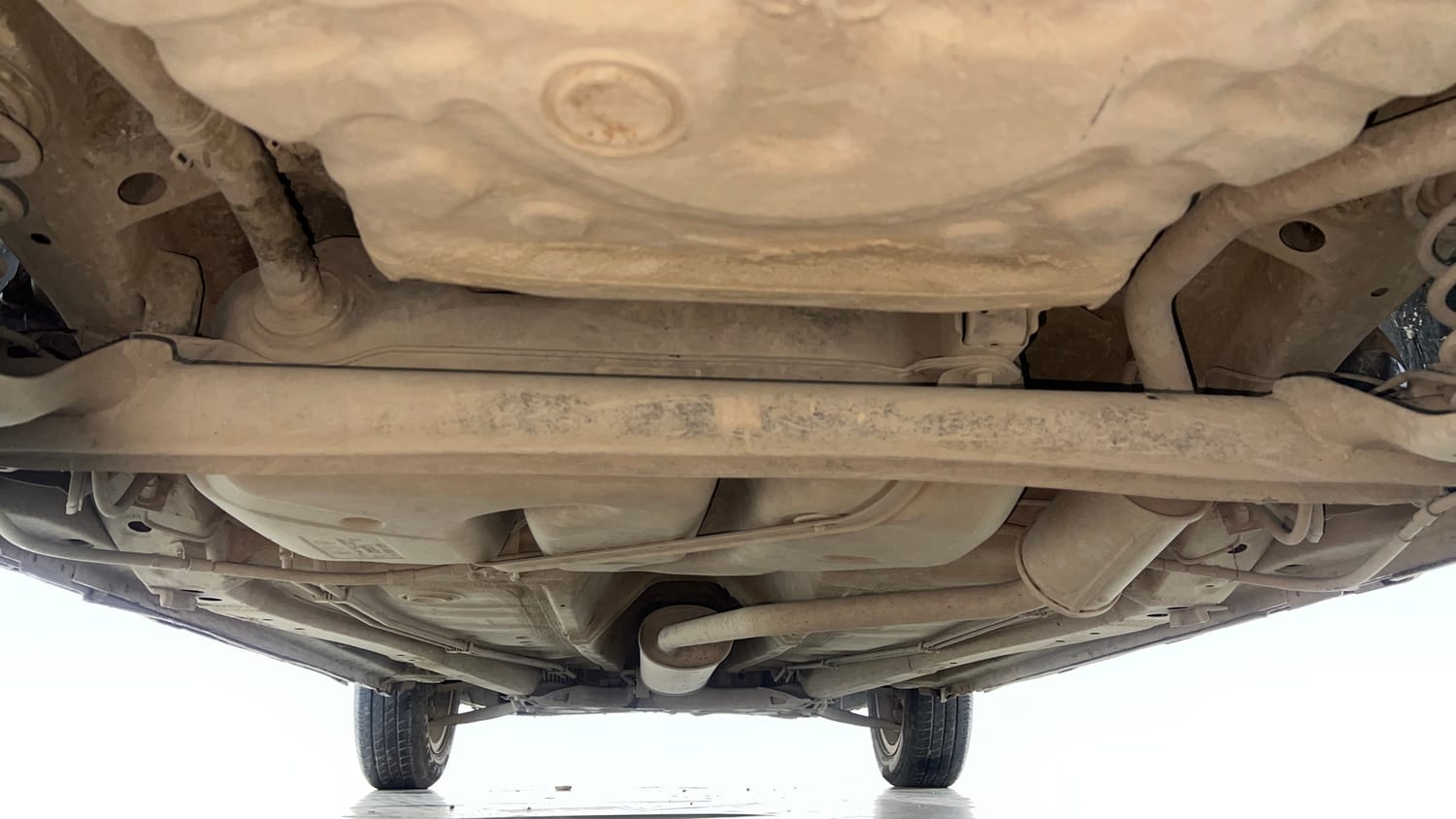 Used 2020 Maruti Suzuki S-Presso VXi Petrol Manual extra REAR UNDERBODY VIEW (TAKEN FROM REAR)