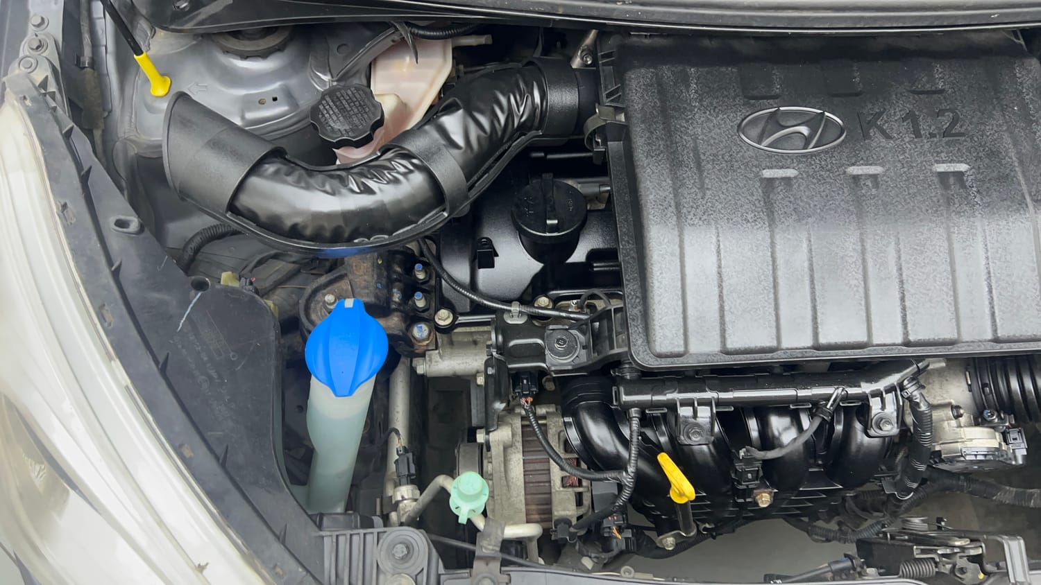 Used 2018 Hyundai Grand i10 Magna 1.2 Kappa VTVT Petrol Manual engine ENGINE RIGHT SIDE VIEW