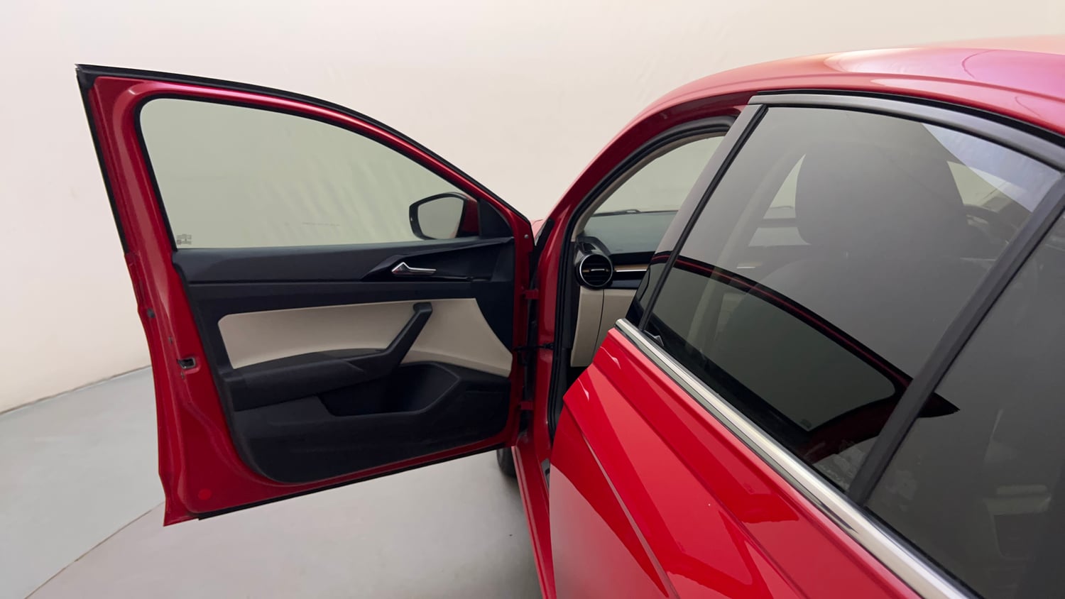 Used 2025 Skoda Slavia Prestige 1.0L TSI MT Petrol Manual interior LEFT FRONT DOOR OPEN VIEW