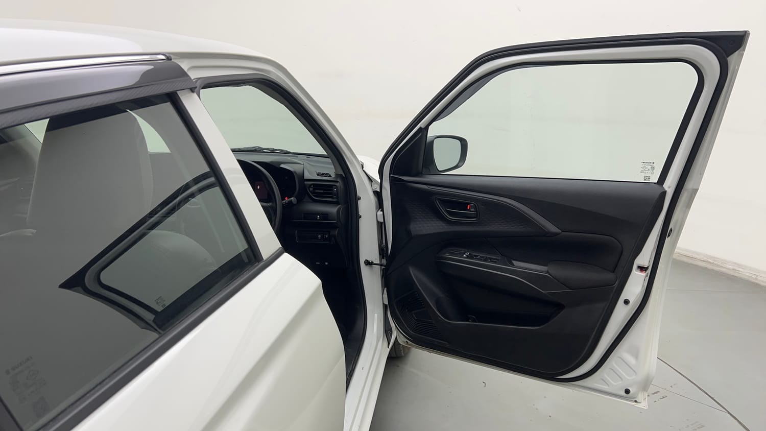 Used 2026 Maruti Suzuki Swift LXi Petrol Manual interior RIGHT FRONT DOOR OPEN VIEW