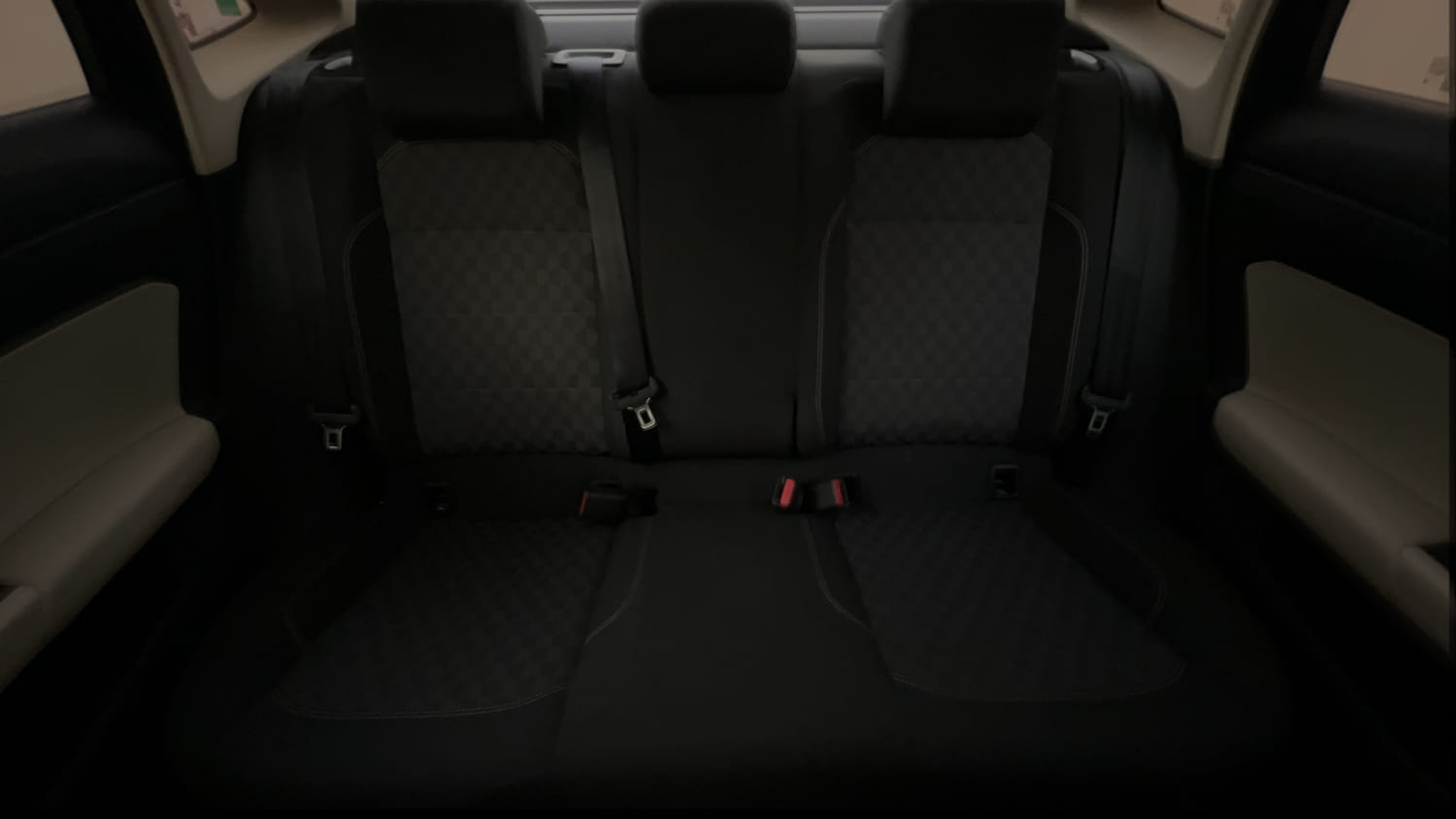 Used 2024 Volkswagen Virtus Comfortline 1.0 TSI MT Petrol Manual interior REAR SEAT CONDITION VIEW