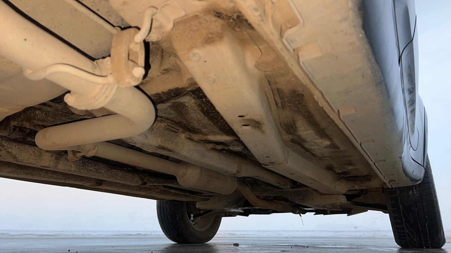 Used 2021 Tata Nexon XZ Plus Petrol Manual extra REAR RIGHT UNDERBODY VIEW
