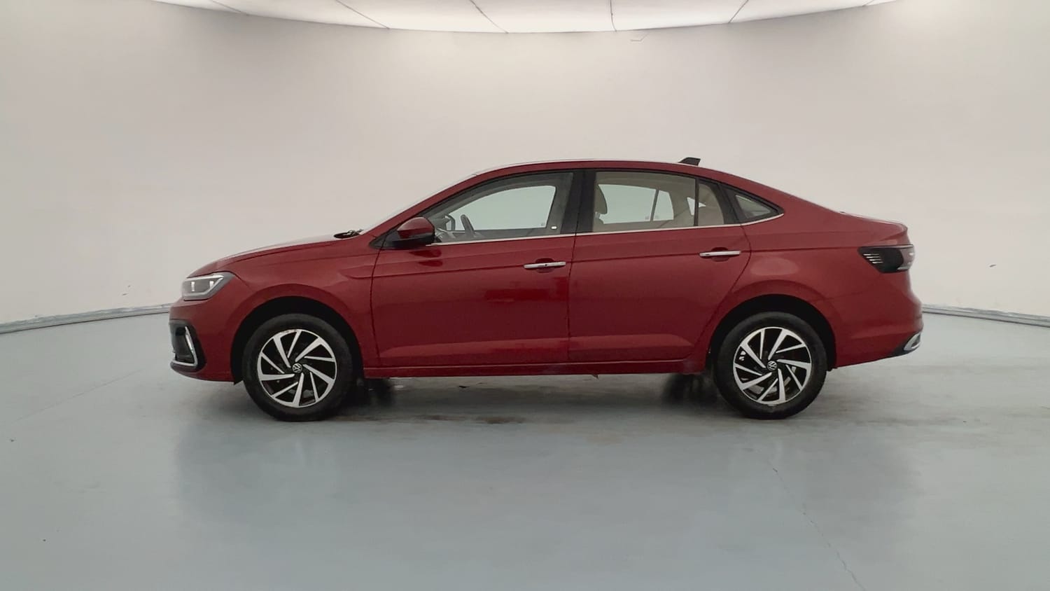 Used 2023 Volkswagen Virtus Topline 1.0 TSI MT Petrol Manual exterior LEFT SIDE VIEW