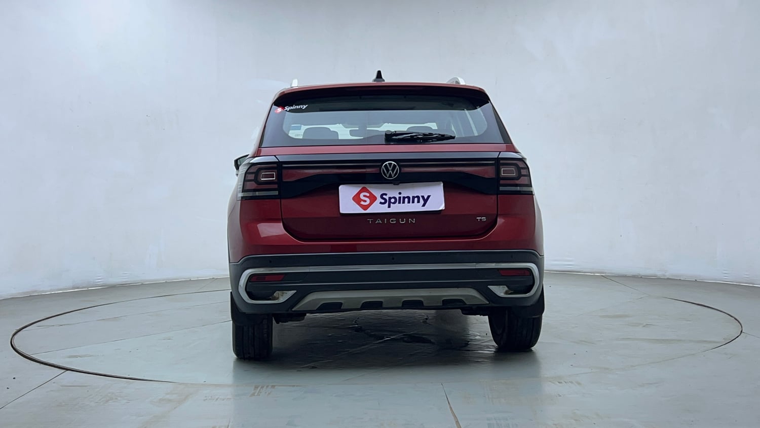 Used 2023 Volkswagen Taigun Topline 1.0 TSI AT Petrol Automatic exterior BACK VIEW