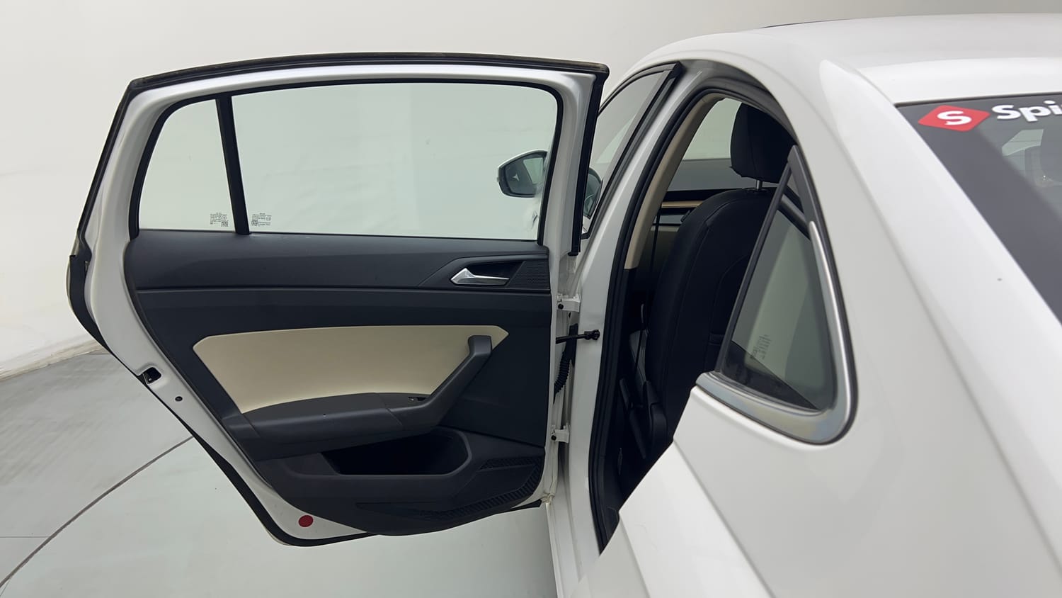 Used 2022 Skoda Slavia Style 1.0L TSI AT Petrol Automatic interior LEFT REAR DOOR OPEN VIEW