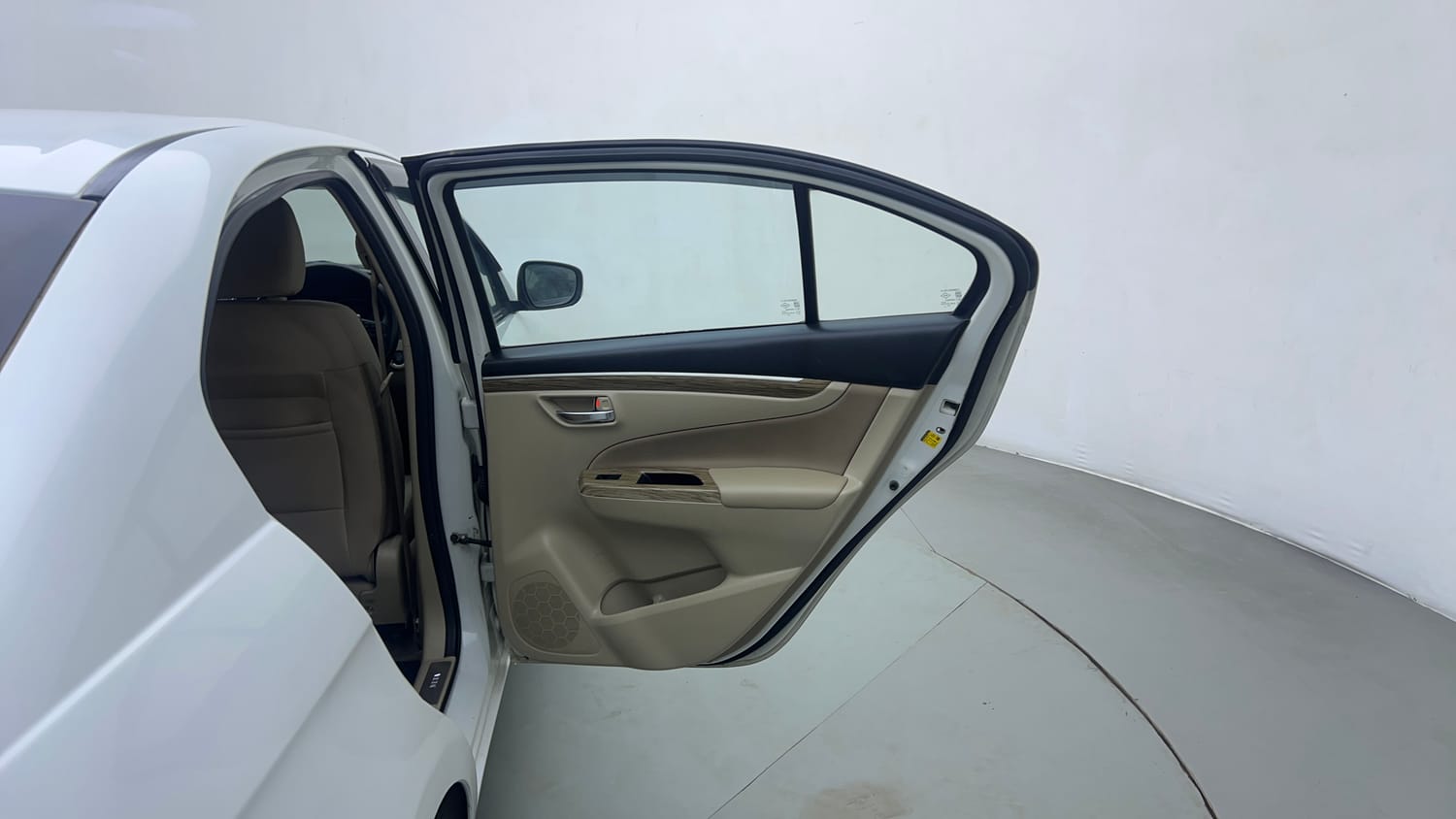 Used 2022 Maruti Suzuki Ciaz Zeta 1.5 AT Petrol Automatic interior RIGHT REAR DOOR OPEN VIEW