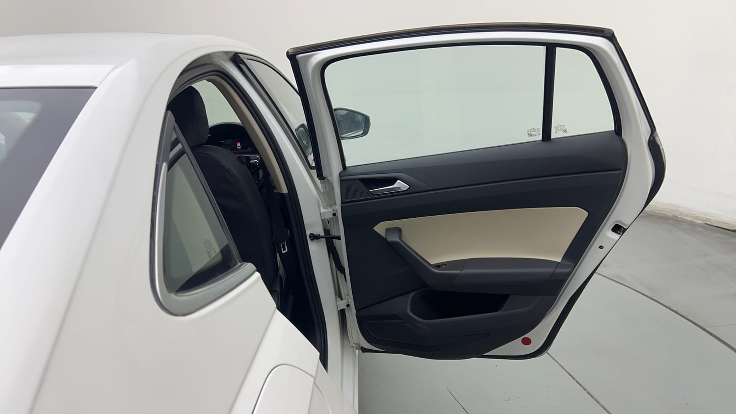 Used 2022 Skoda Slavia Style 1.0L TSI AT Petrol Automatic interior RIGHT REAR DOOR OPEN VIEW