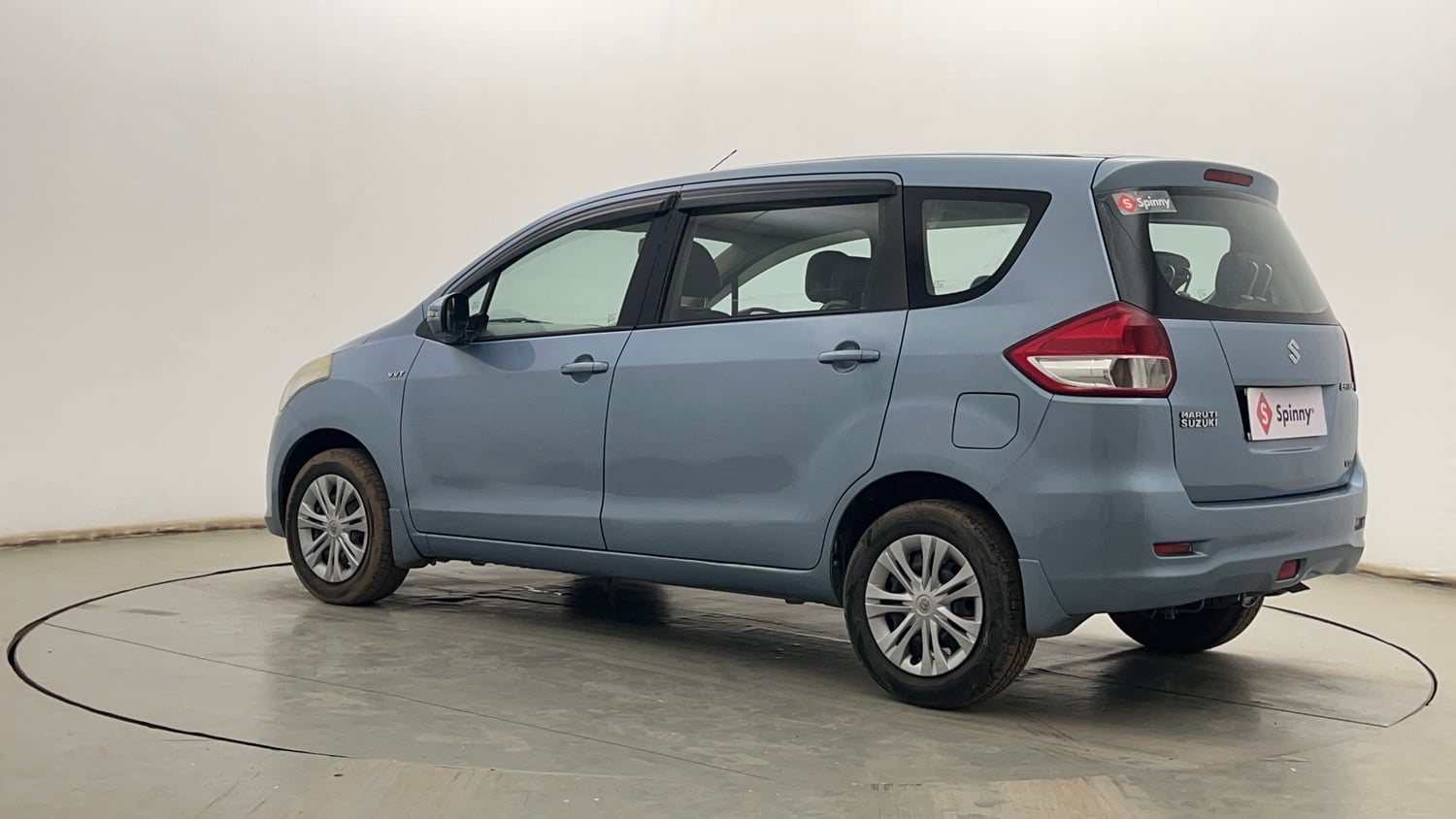 Used 2013 Maruti Suzuki Ertiga Vxi Petrol Manual exterior LEFT REAR CORNER VIEW