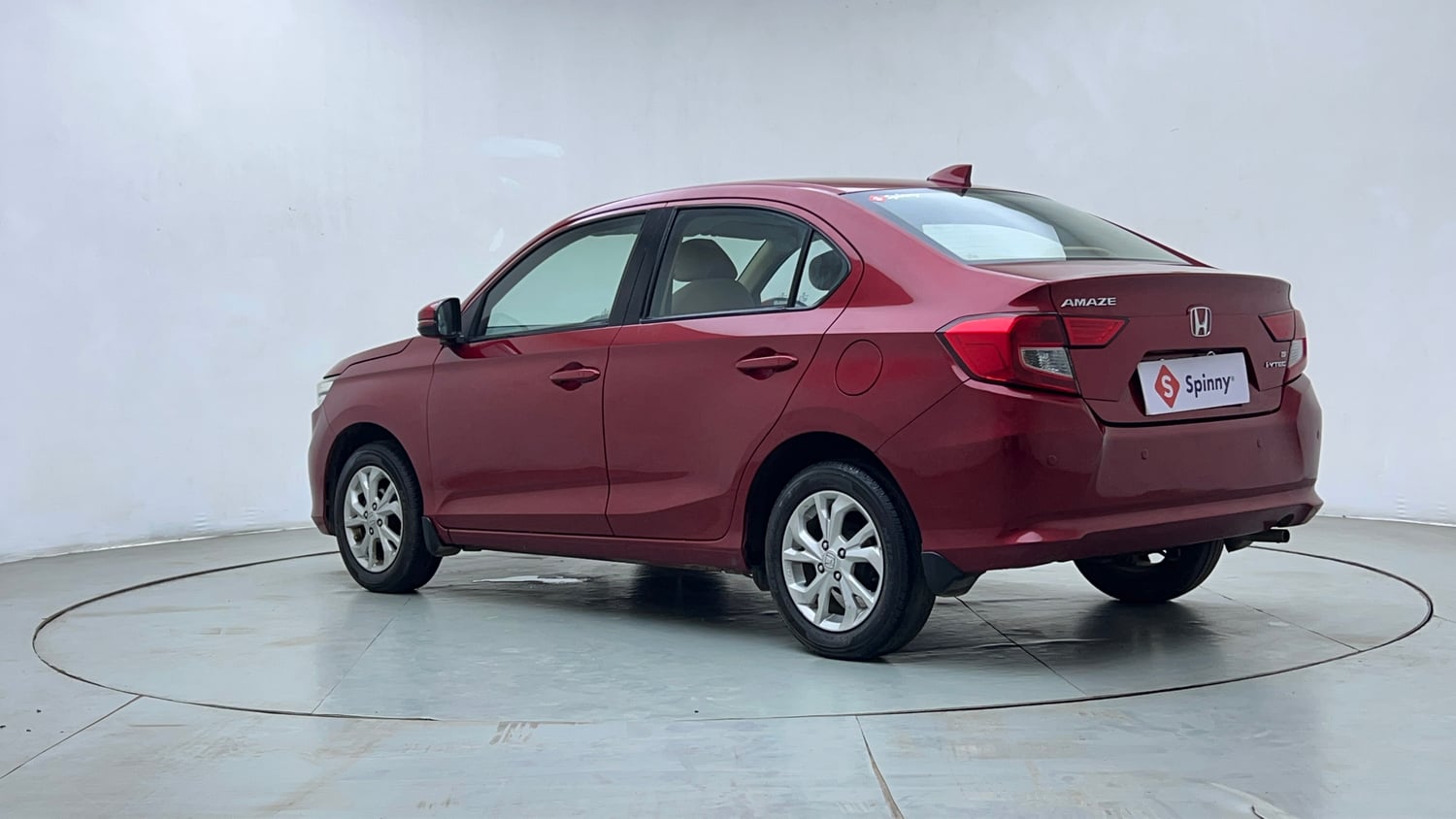 Used 2019 Honda Amaze 1.2 V CVT Petrol Petrol Automatic exterior LEFT REAR CORNER VIEW