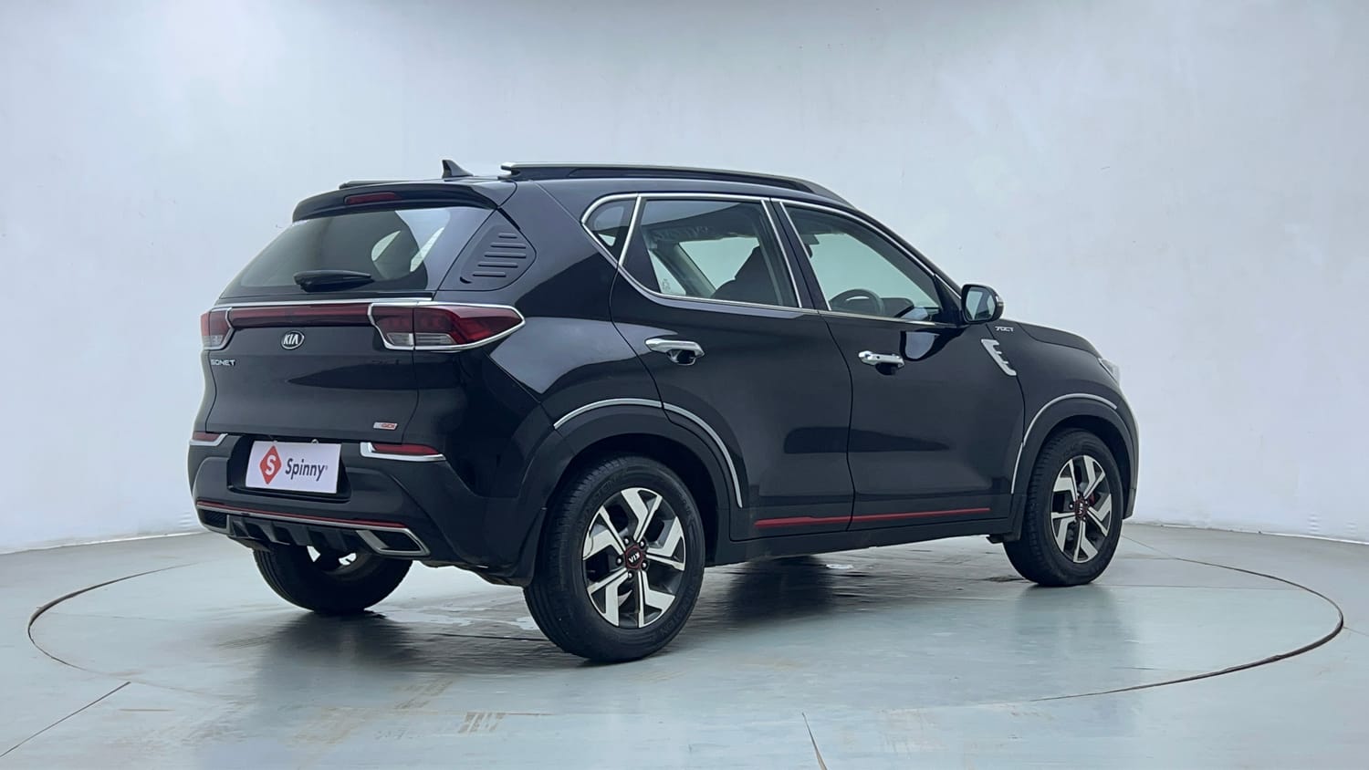 Used 2020 Kia Sonet GTX Plus 1.0 DCT Petrol Automatic exterior RIGHT REAR CORNER VIEW