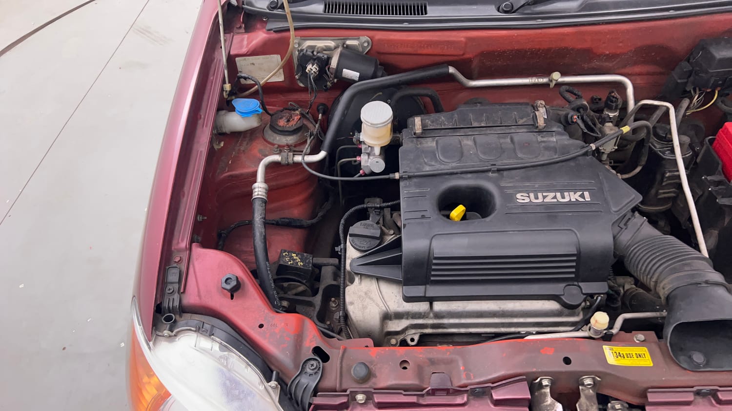 Used 2014 Maruti Suzuki Alto K10 VXi Petrol Manual engine ENGINE RIGHT SIDE VIEW