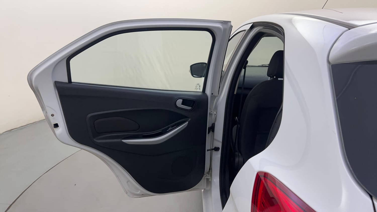 Used 2017 Ford Figo Titanium 1.5 Ti-VCT AT Petrol Automatic interior LEFT REAR DOOR OPEN VIEW