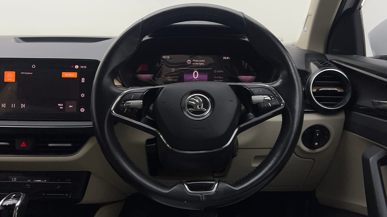 Used 2022 Skoda Slavia Style 1.0L TSI AT Petrol Automatic interior STEERING VIEW