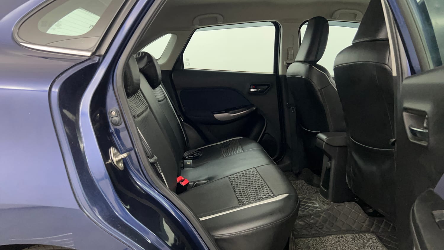 Used 2019 Toyota Glanza V Petrol Manual interior RIGHT SIDE REAR DOOR CABIN VIEW