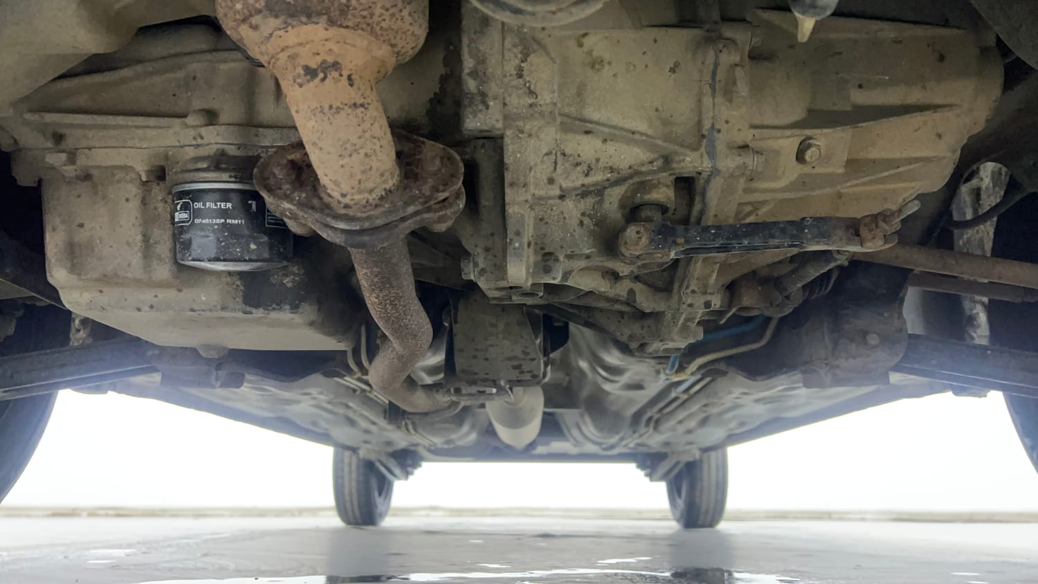 Used 2015 Maruti Suzuki Alto K10 VXi Petrol Manual extra FRONT LEFT UNDERBODY VIEW