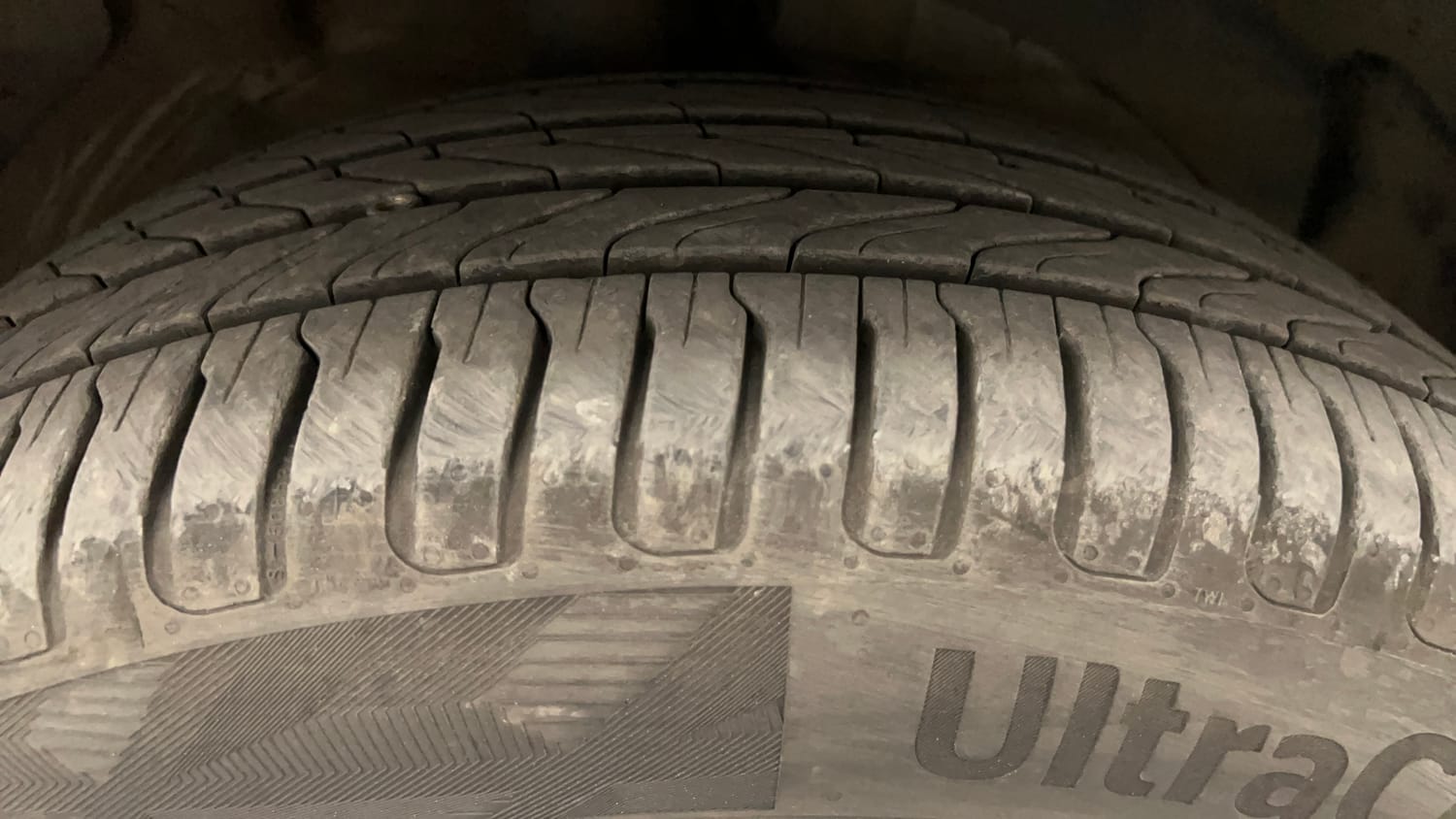 Used 2020 MG Motors Hector Sharp 1.5 DCT Petrol Petrol Automatic tyres RIGHT FRONT TYRE TREAD VIEW