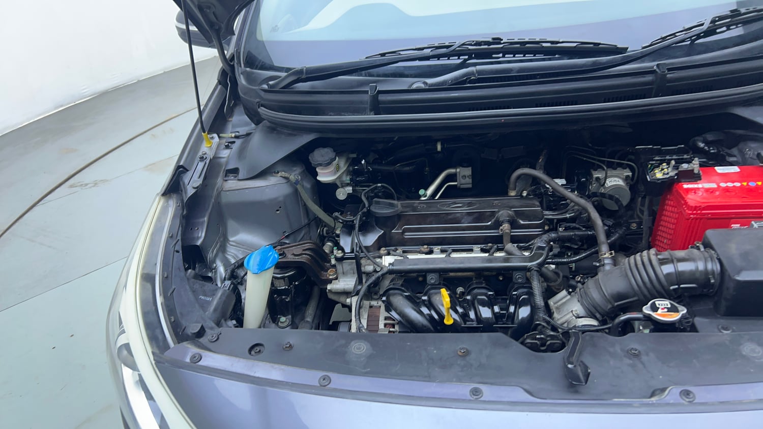 Used 2017 Hyundai Elite i20 Asta 1.2 (O) Petrol Manual engine ENGINE RIGHT SIDE VIEW