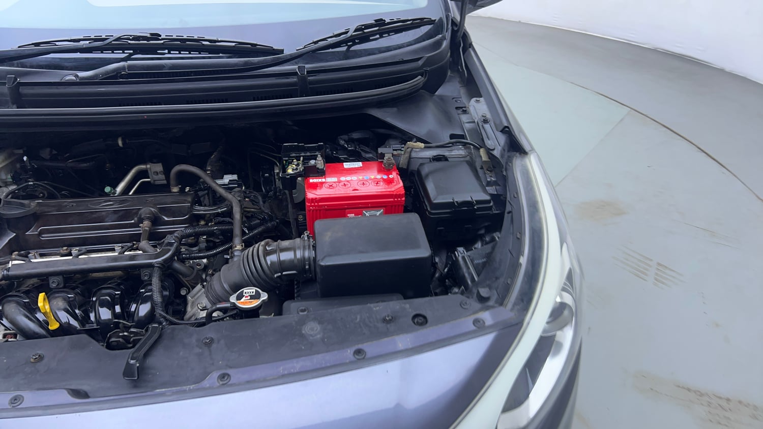 Used 2017 Hyundai Elite i20 Asta 1.2 (O) Petrol Manual engine ENGINE LEFT SIDE VIEW
