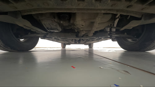 Used 2019 Datsun Go Plus T(O) Petrol Manual extra FRONT LEFT UNDERBODY VIEW