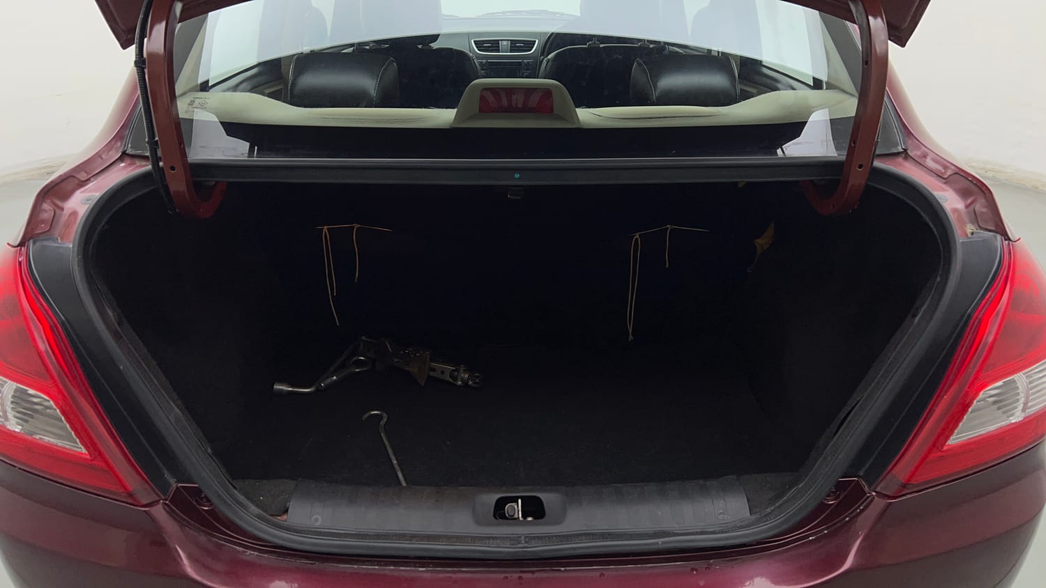 Used 2015 Maruti Suzuki Swift Dzire VXI Petrol Manual interior DICKY INSIDE VIEW