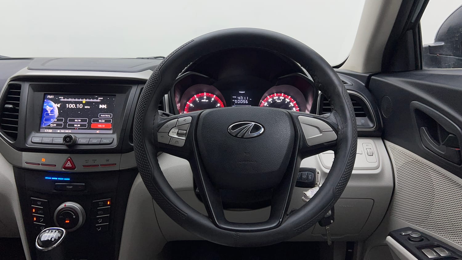 Used 2020 Mahindra XUV 300 1.2 W6 Petrol Manual interior STEERING VIEW