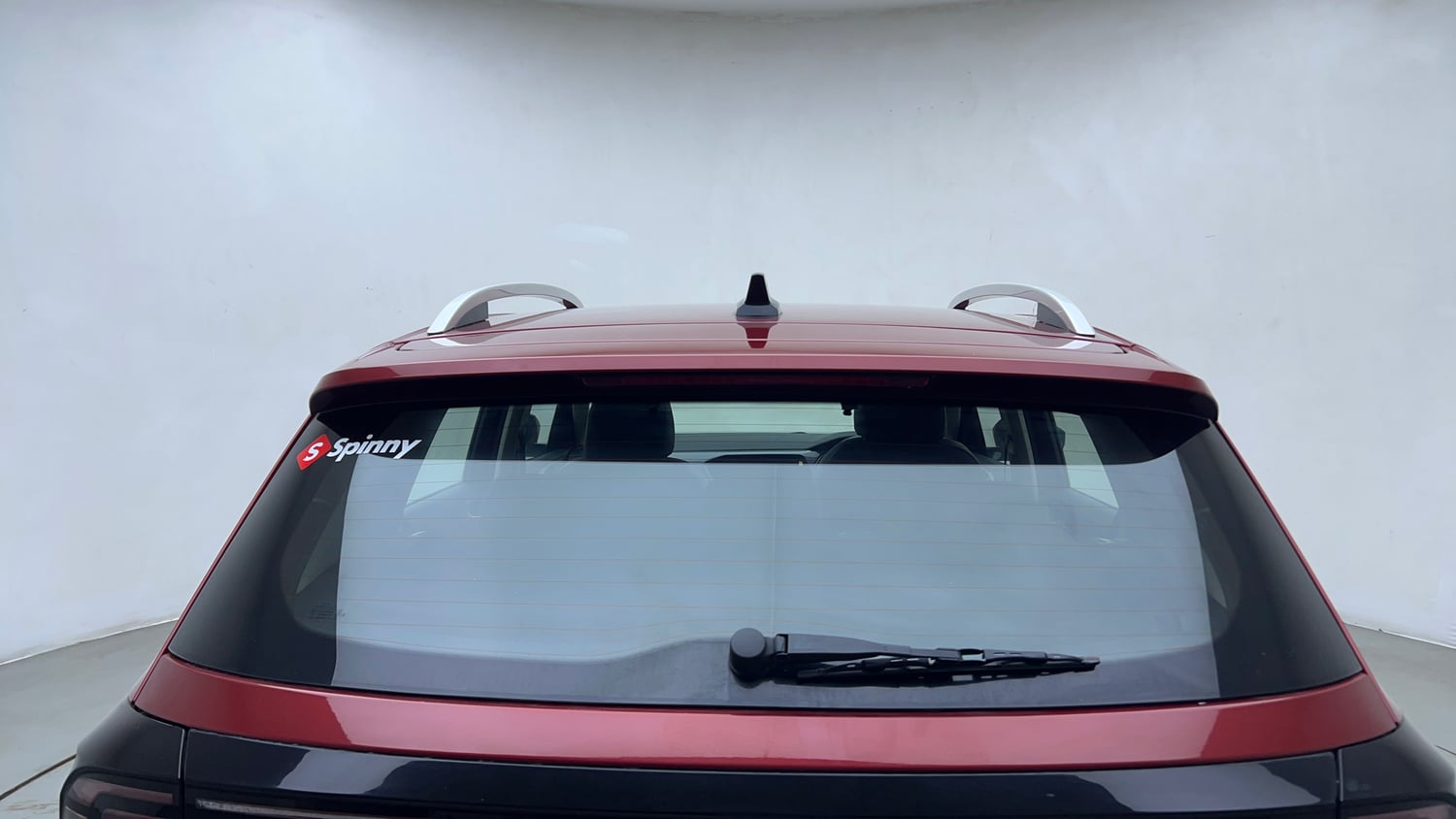 Used 2023 Volkswagen Taigun Topline 1.0 TSI AT Petrol Automatic exterior BACK WINDSHIELD VIEW