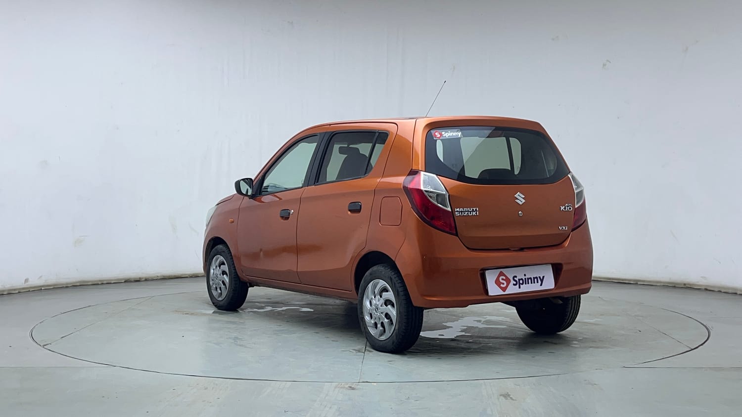 Used 2015 Maruti Suzuki Alto K10 VXi AMT Petrol Automatic exterior LEFT REAR CORNER VIEW