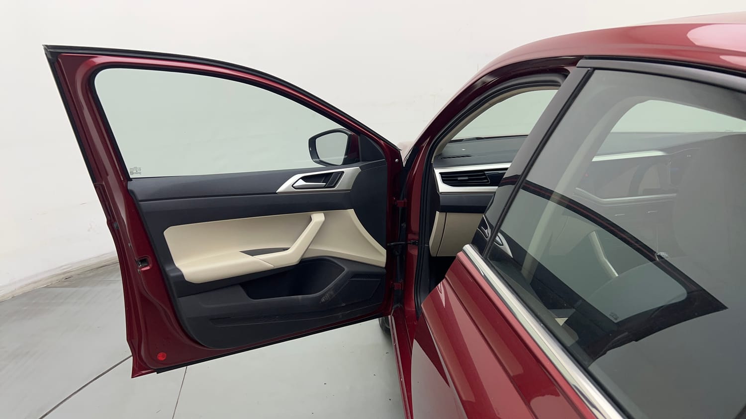 Used 2023 Volkswagen Virtus Topline 1.0 TSI MT Petrol Manual interior LEFT FRONT DOOR OPEN VIEW