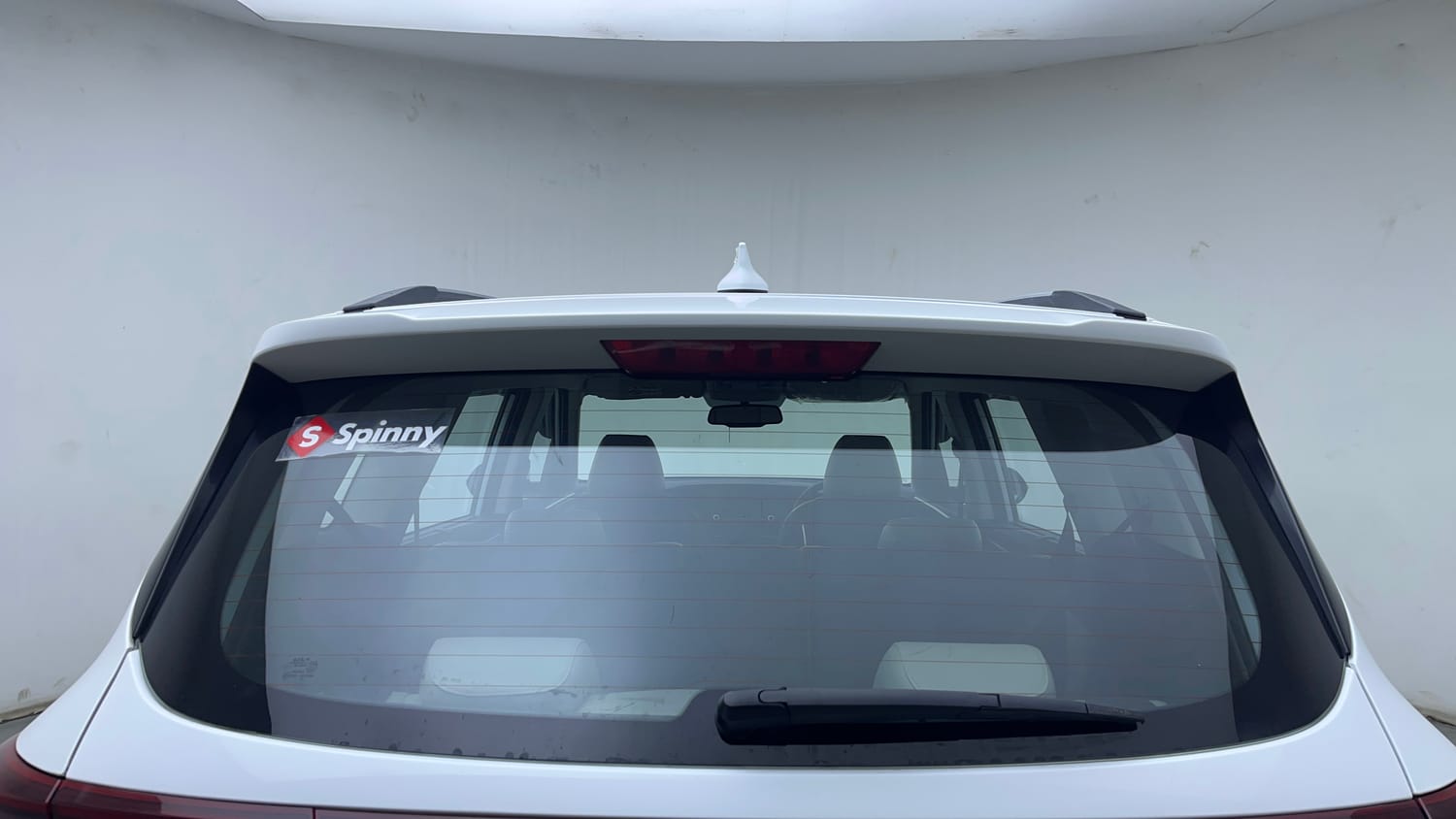 Used 2022 Kia Carens Luxury 1.4 Petrol 7 STR Petrol Manual exterior BACK WINDSHIELD VIEW