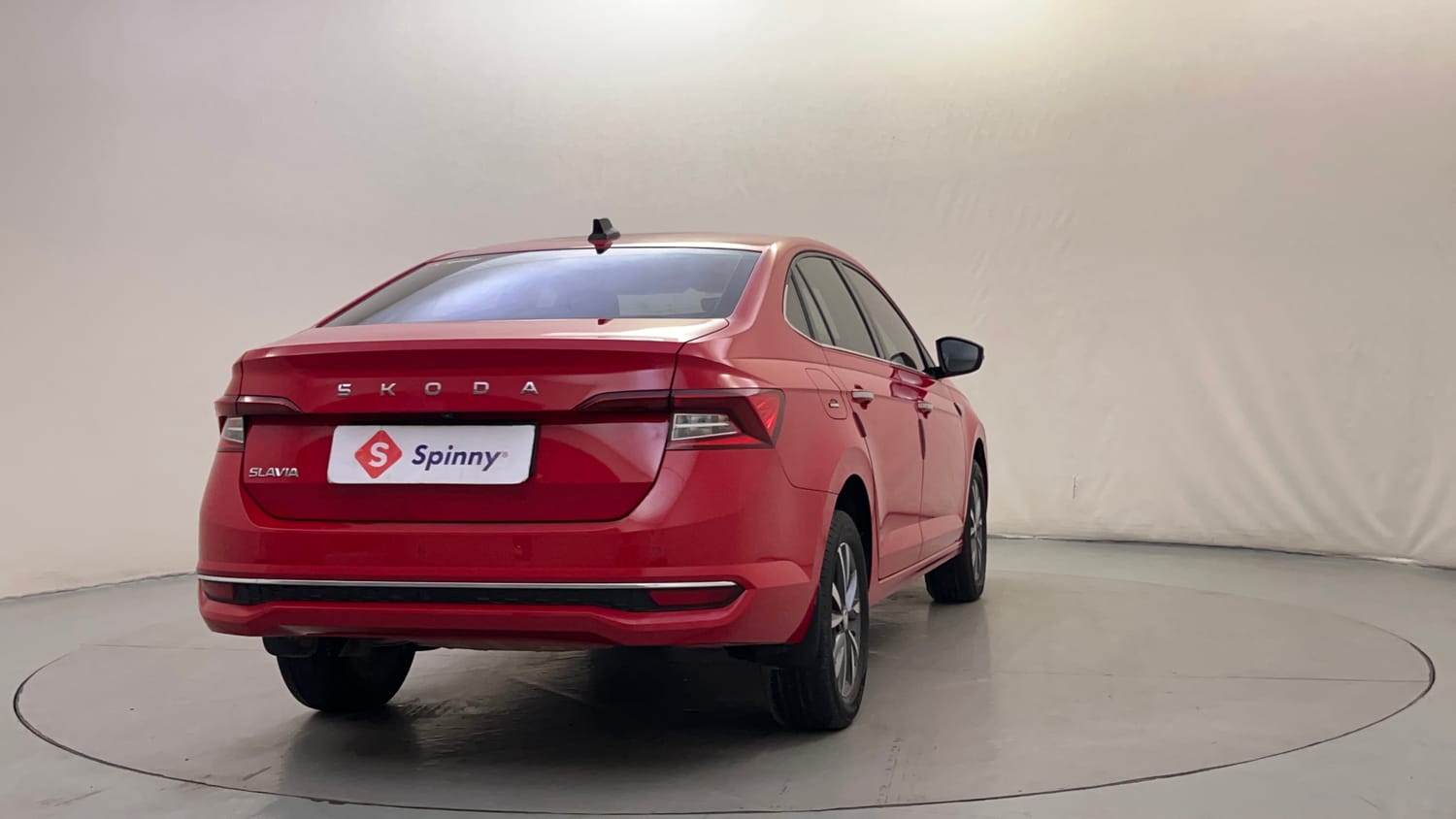 Used 2025 Skoda Slavia Prestige 1.0L TSI MT Petrol Manual exterior RIGHT REAR CORNER VIEW