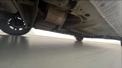 Used 2019 Datsun Go Plus T(O) Petrol Manual extra REAR RIGHT UNDERBODY VIEW