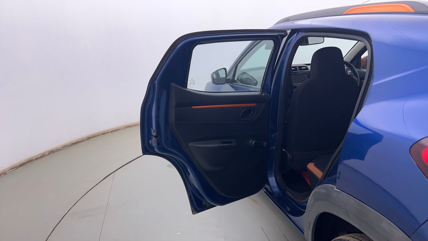 Used 2017 Renault Kwid CLIMBER 1.0 Petrol Manual interior LEFT REAR DOOR OPEN VIEW