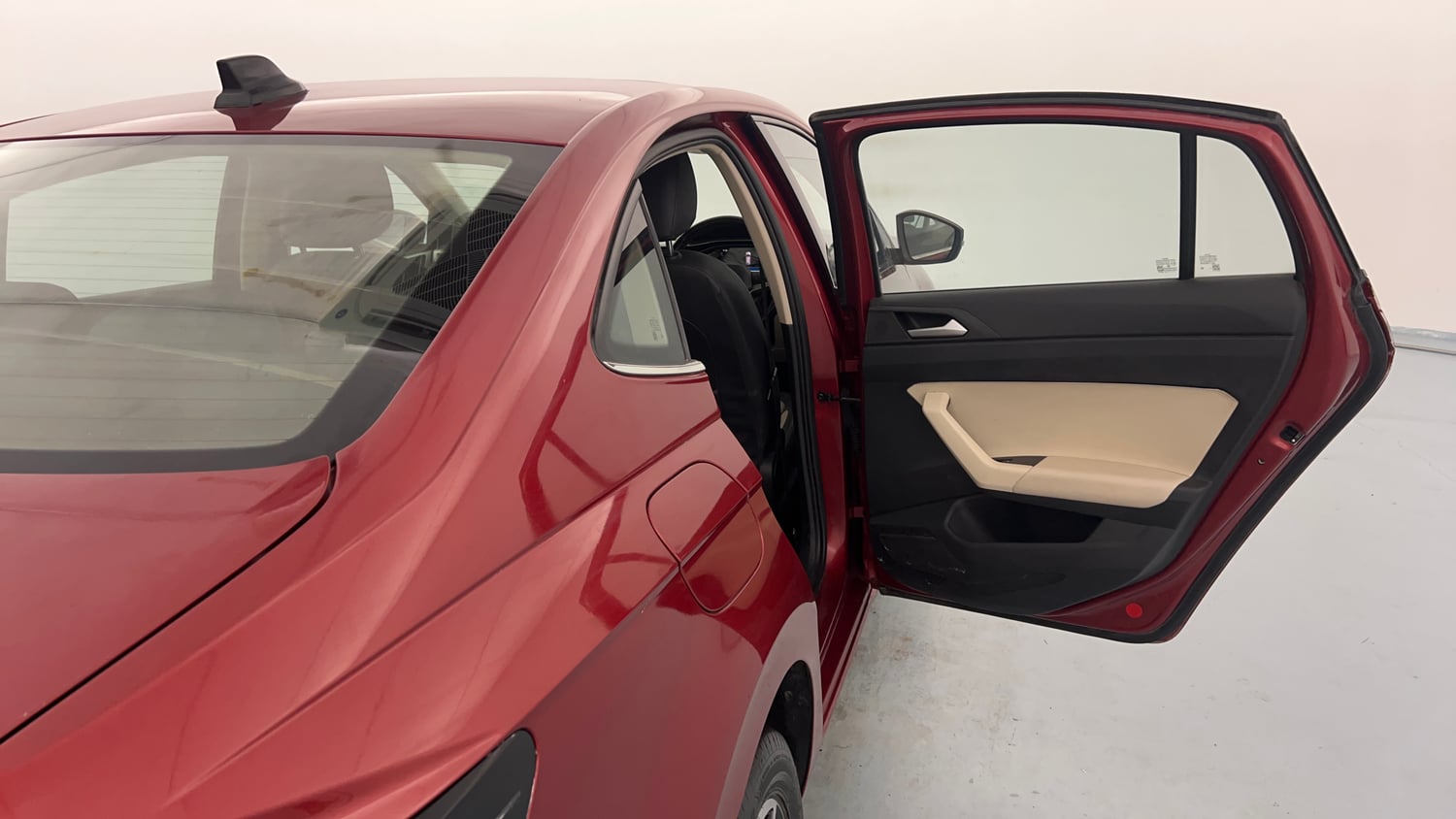 Used 2023 Volkswagen Virtus Topline 1.0 TSI MT Petrol Manual interior RIGHT REAR DOOR OPEN VIEW