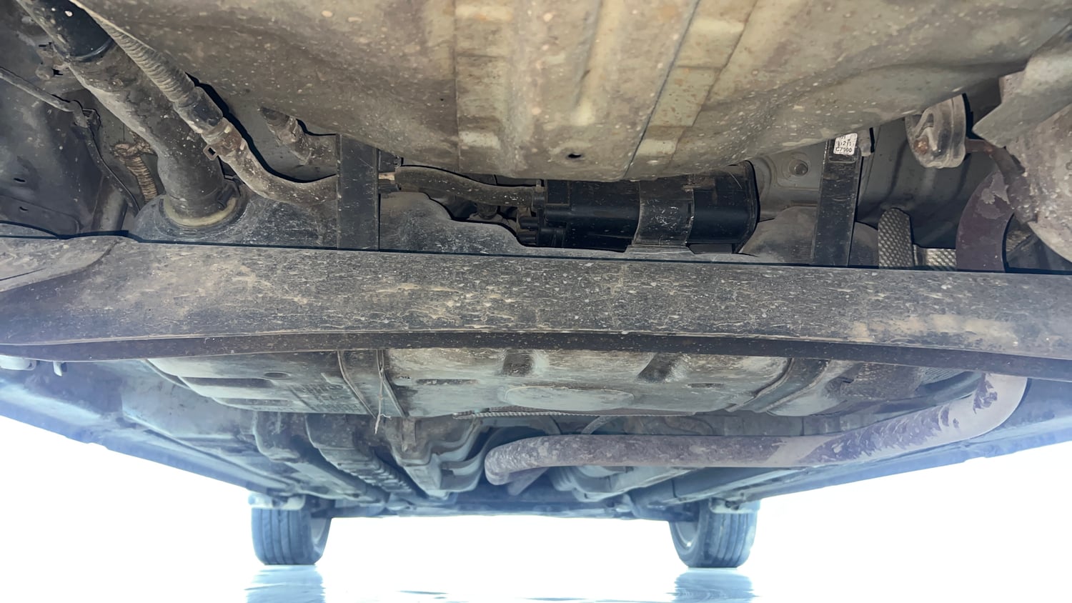 Used 2017 Hyundai Elite i20 Asta 1.2 (O) Petrol Manual extra REAR UNDERBODY VIEW (TAKEN FROM REAR)