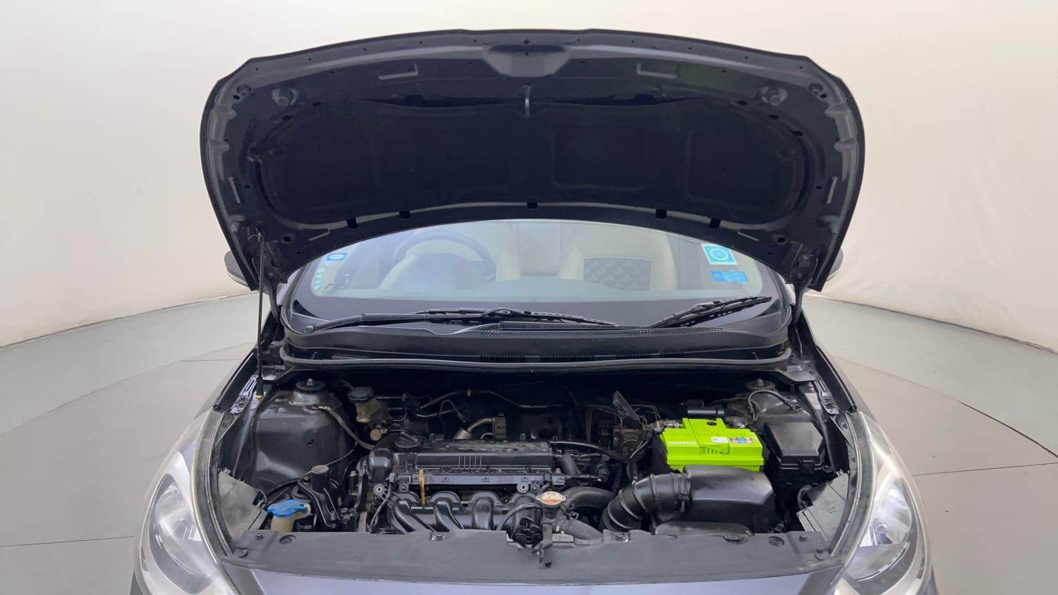 Used 2013 Hyundai Verna Fluidic 1.6 VTVT SX Petrol Manual engine ENGINE & BONNET OPEN FRONT VIEW