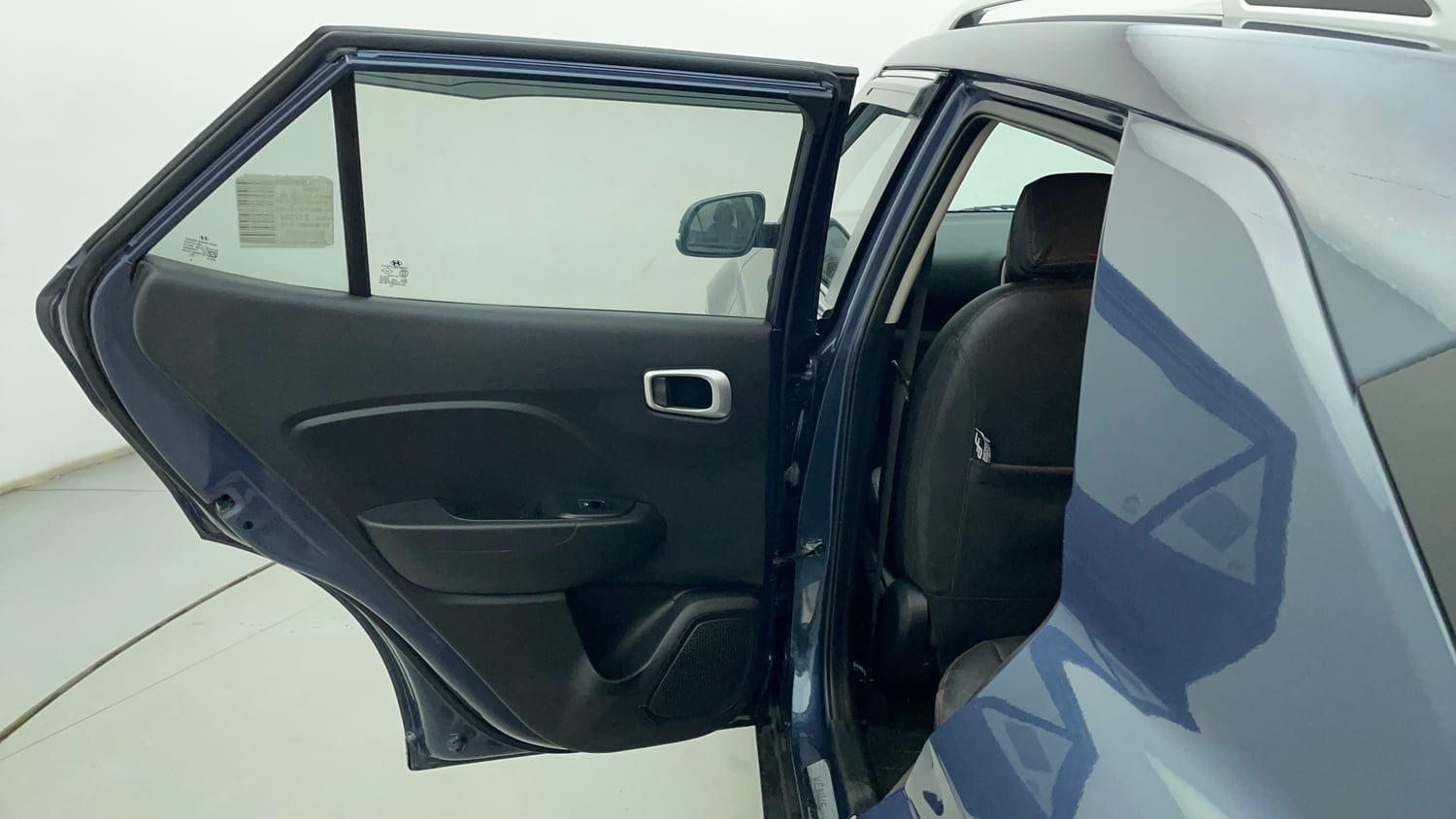 Used 2021 Hyundai Venue S Plus 1.2 Petrol Petrol Manual interior LEFT REAR DOOR OPEN VIEW